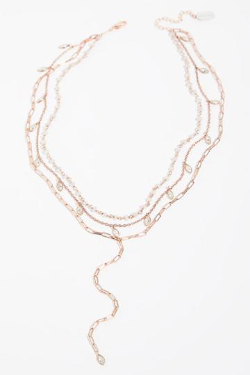 14k Tessa Tiered Necklace By Ela Rae At Free People